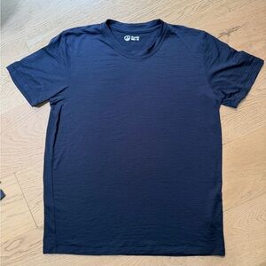 Outlier Ultrafine Merino T-Shirt - Navy - Size Large - Made in USA